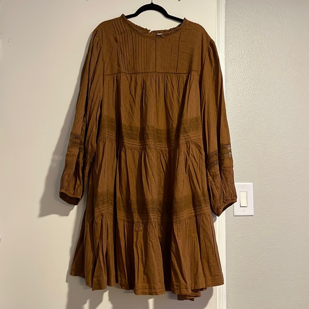 Burnt Orange Long sleeve/bell sleeve
